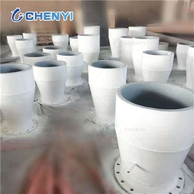 Abrasion And Corrosion Resistant Ceramic Lined Pipe And Elbow
